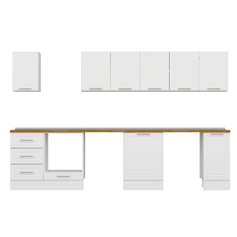 Alvinka 330X210 Cm Mbr_C Mutfak Dolabı Beyaz - Suntalam