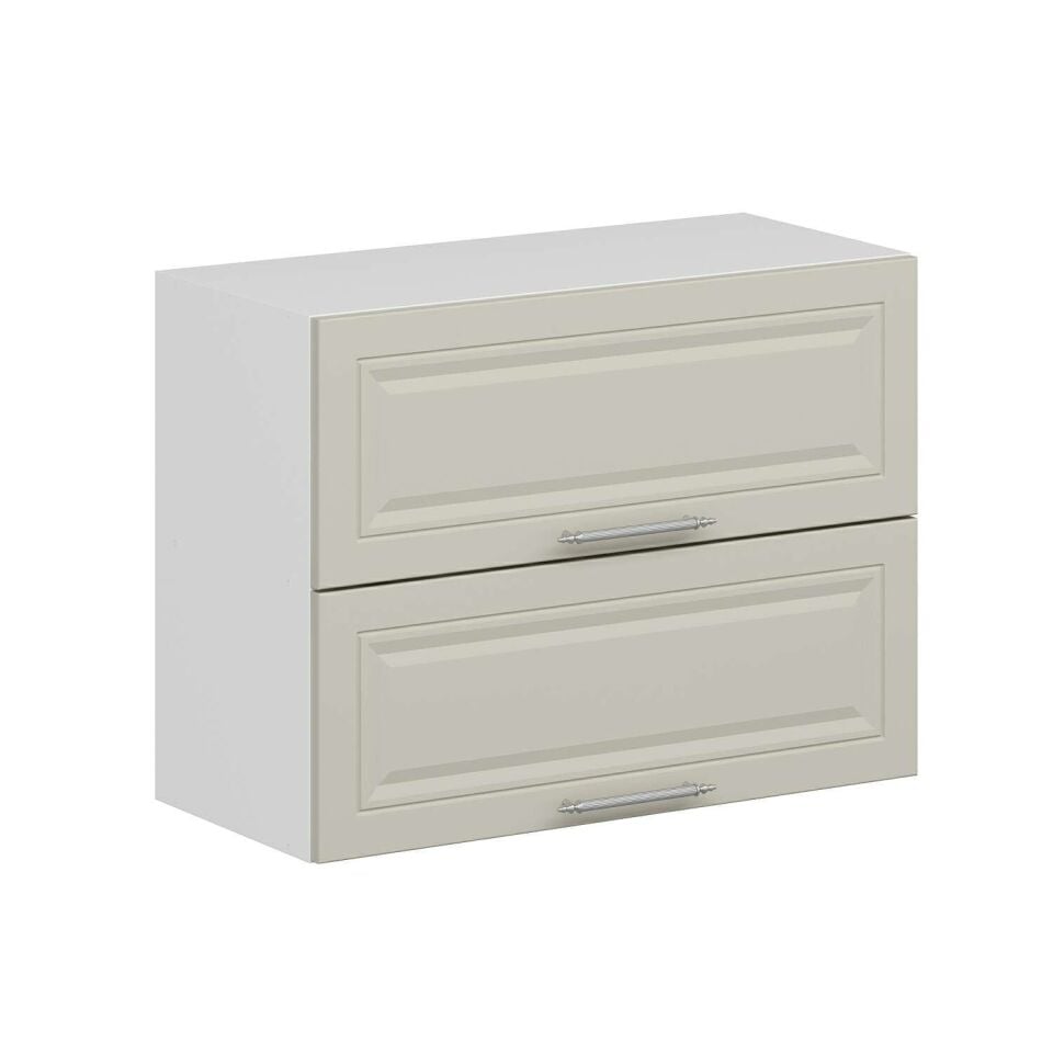 Alvinka Mutfak Modül Mbr_C Üst 2Yk1R 80-H60Cm Dolap Beyaz Kumtaşı