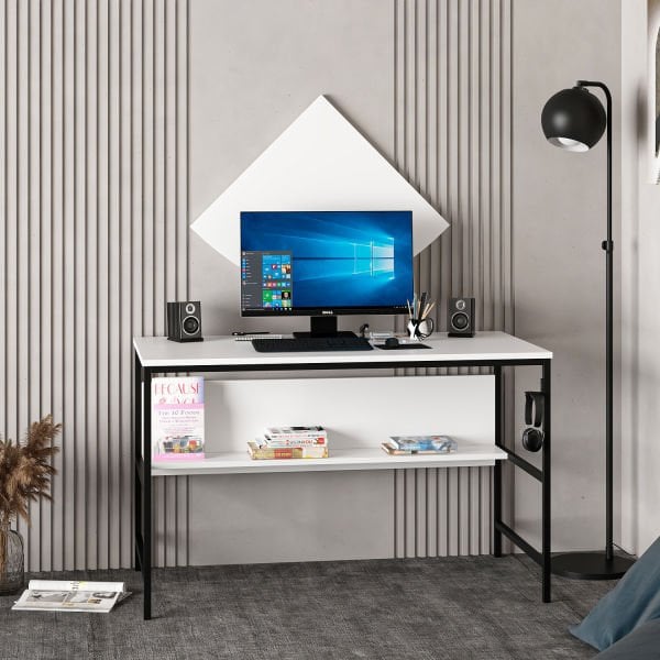 Minar Greta Çalışma Masası Modül1 - Beyaz