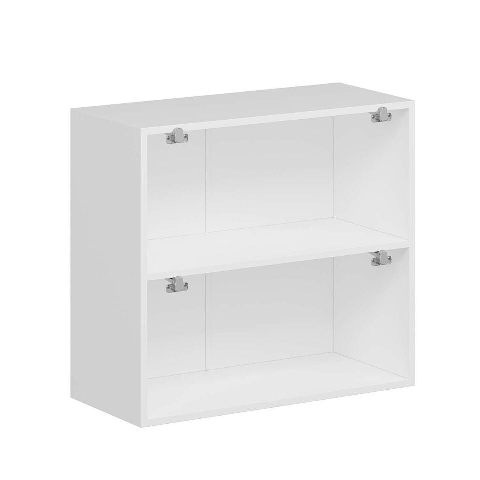 Alvinka Mutfak Modül Mbr_C Üst 2Yk1R 80-H72Cm Dolap Beyaz Beyaz