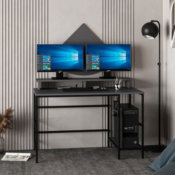 Minar Greta Çalışma Masası Modül2 - Antrasit