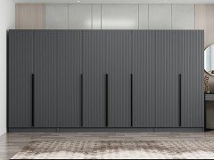 Kale Plus 8 Mebran Kapaklı 2Ç Dolap Antrasit Mebran 210CM