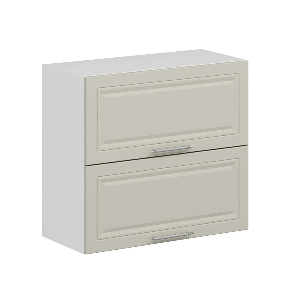 Alvinka Mutfak Modül Mbr_C Üst 2Yk1R 80-H72Cm Dolap Beyaz Kumtaşı