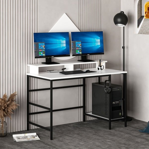 Minar Greta Çalışma Masası Modül2 - Beyaz