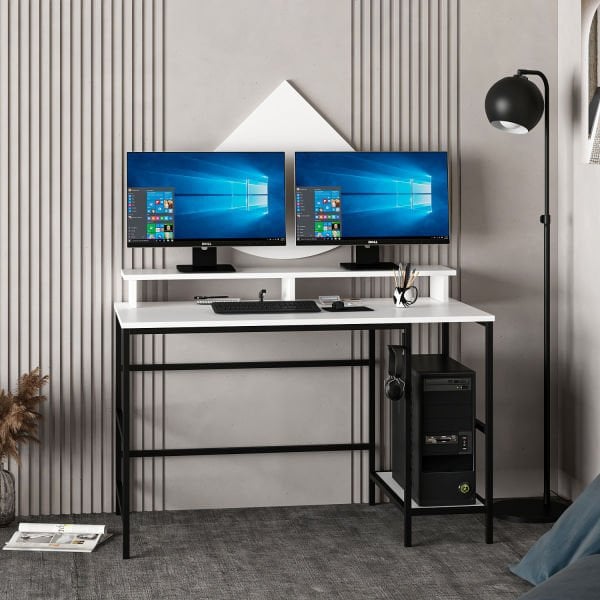 Minar Greta Çalışma Masası Modül2 - Beyaz