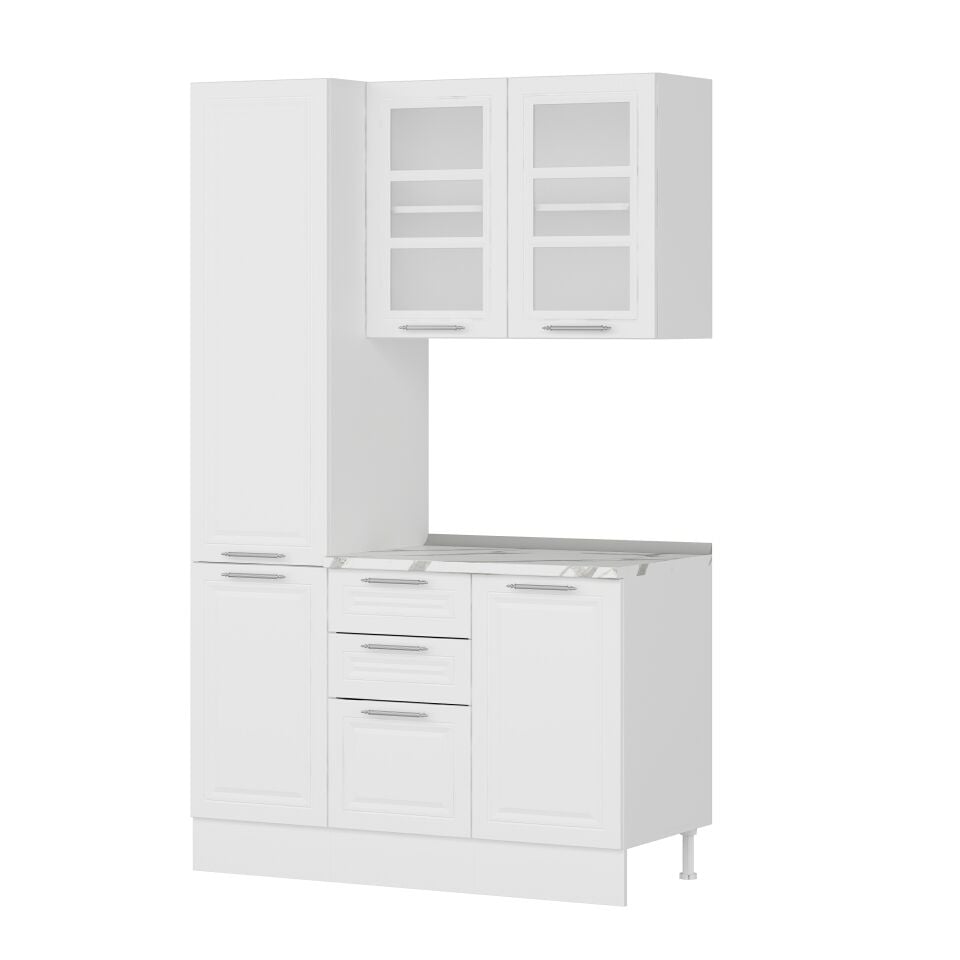 Alvinka Kahve Köşesi 135Cm Mbr_C Beyaz Beyaz