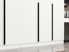 Kale Plus 8 Mebran Kapaklı 4Ç Dolap Beyaz Mebran 210CM