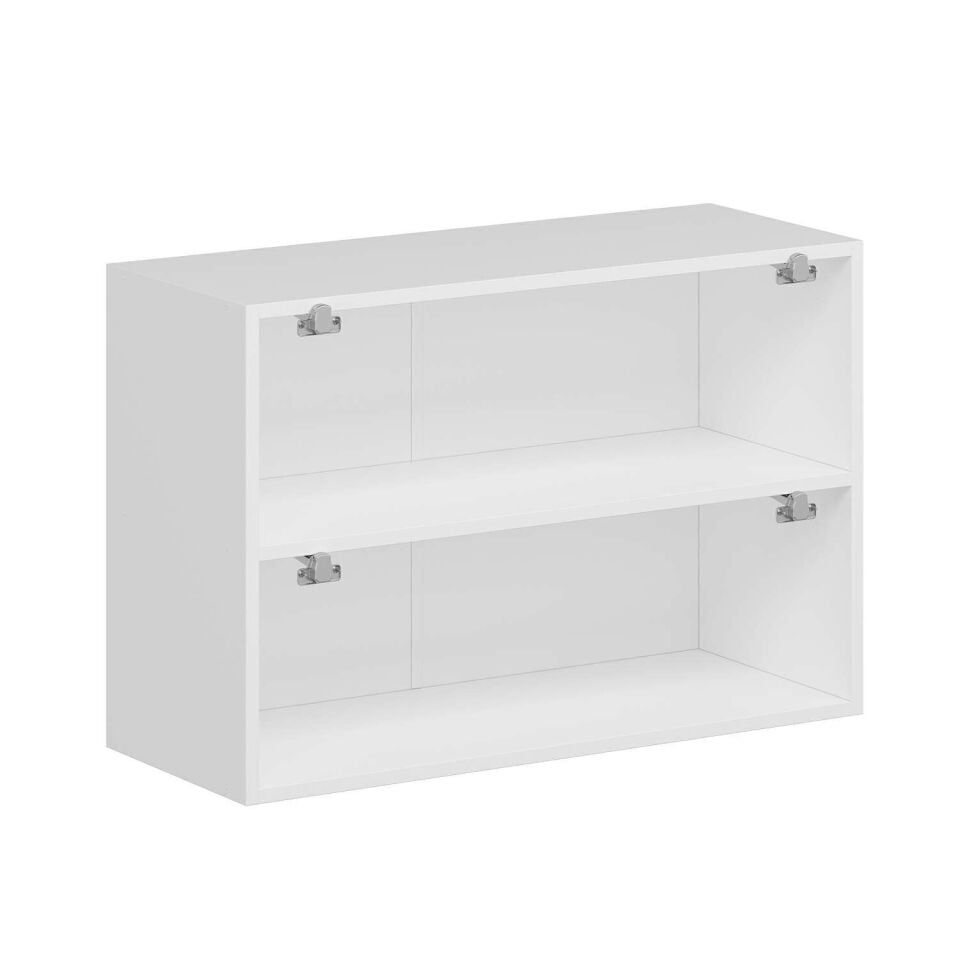 Alvinka Mutfak Modül Mbr_C Üst 2Yk1R 90-H60Cm Dolap Beyaz Beyaz