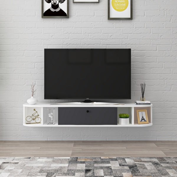 Gala Asma Tv - Beyaz/Antrasit