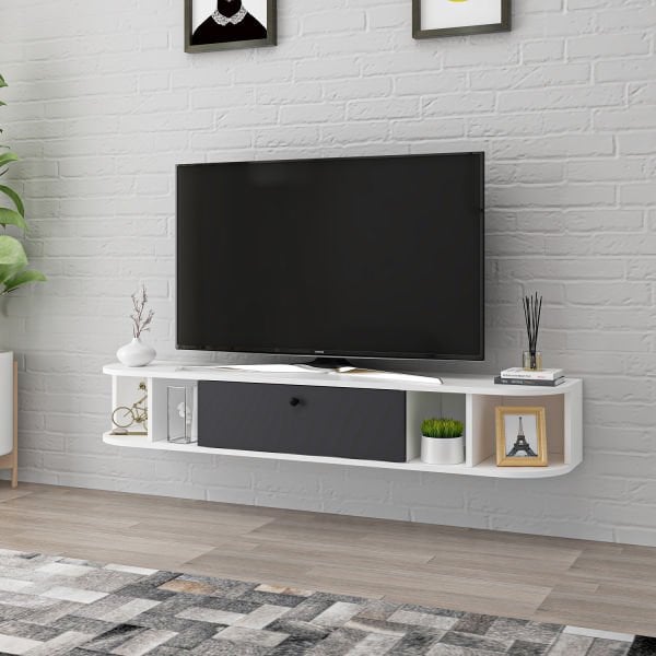 Gala Asma Tv - Beyaz/Antrasit