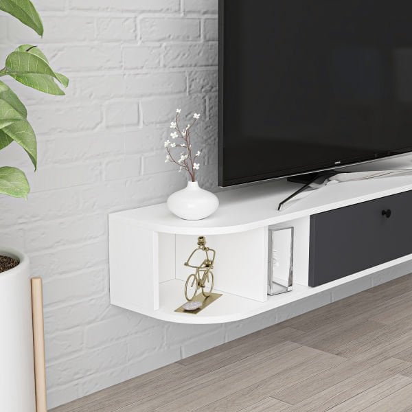 Gala Asma Tv - Beyaz/Antrasit