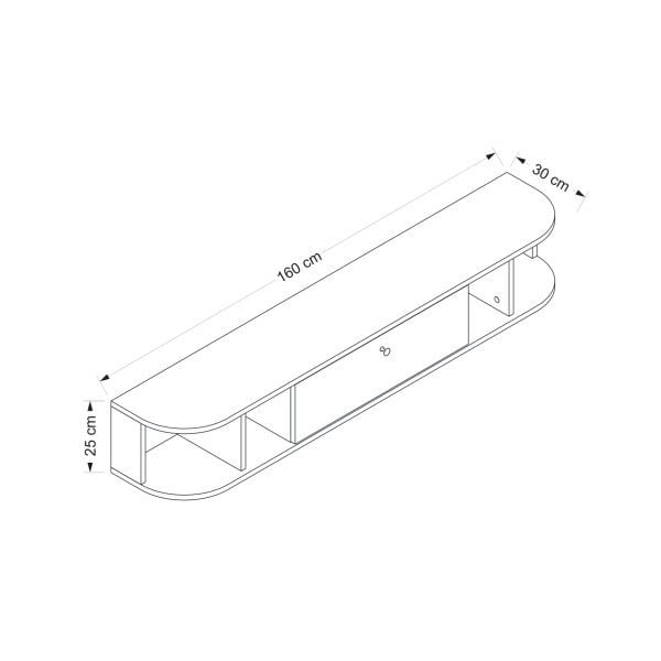 Gala Asma Tv - Beyaz/Antrasit