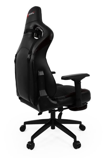XPrime Over Pro. Oyuncu Koltuğu Hybrid Kumaş 4D Kolçak Ayak Uzatmalı Jet Black Siyah