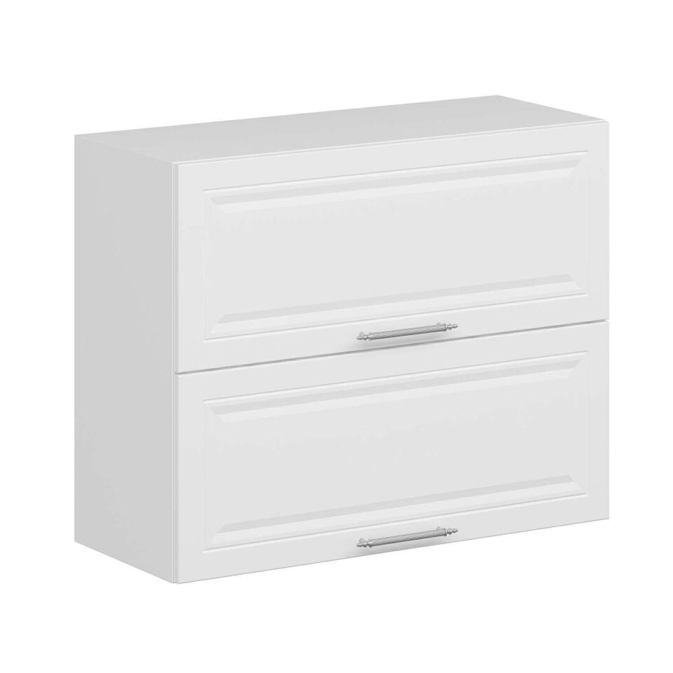 Alvinka Mutfak Modül Mbr_C Üst 2Yk1R 90-H72Cm Dolap Beyaz Beyaz