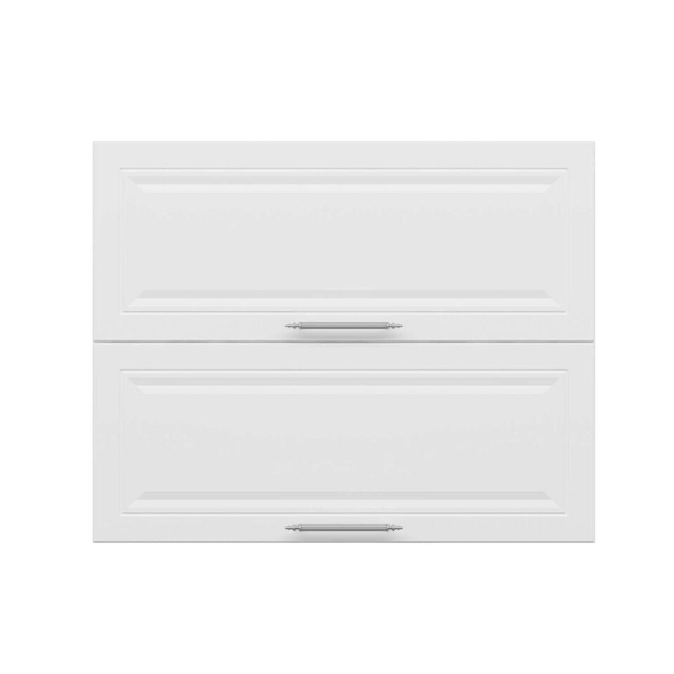 Alvinka Mutfak Modül Mbr_C Üst 2Yk1R 90-H72Cm Dolap Beyaz Beyaz