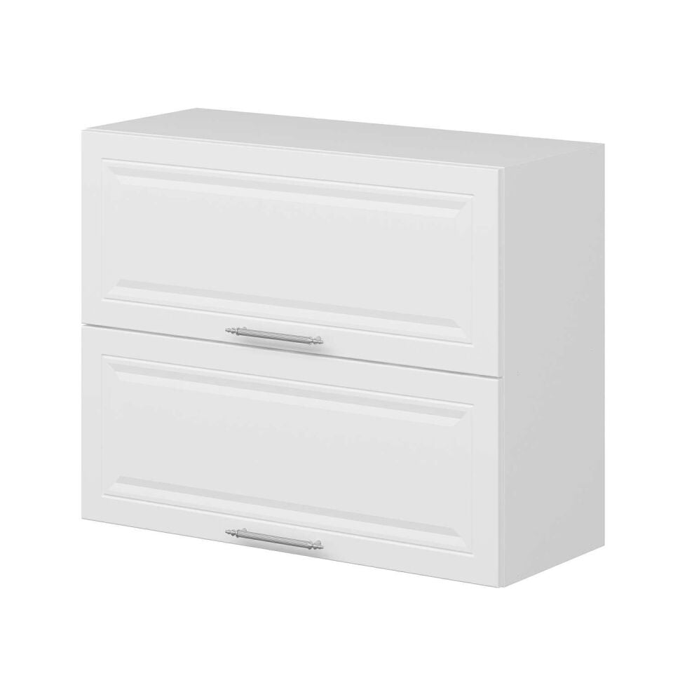 Alvinka Mutfak Modül Mbr_C Üst 2Yk1R 90-H72Cm Dolap Beyaz Beyaz