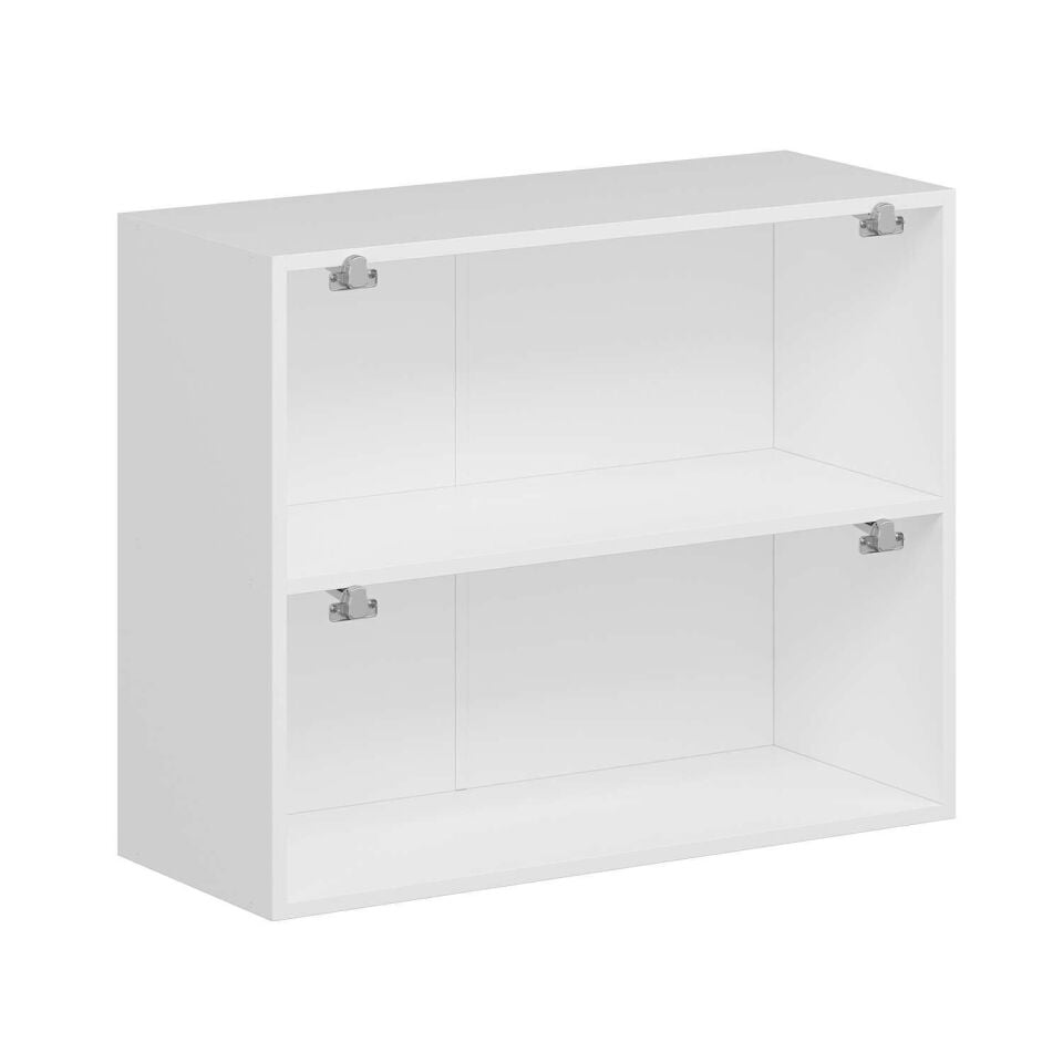 Alvinka Mutfak Modül Mbr_C Üst 2Yk1R 90-H72Cm Dolap Beyaz Beyaz