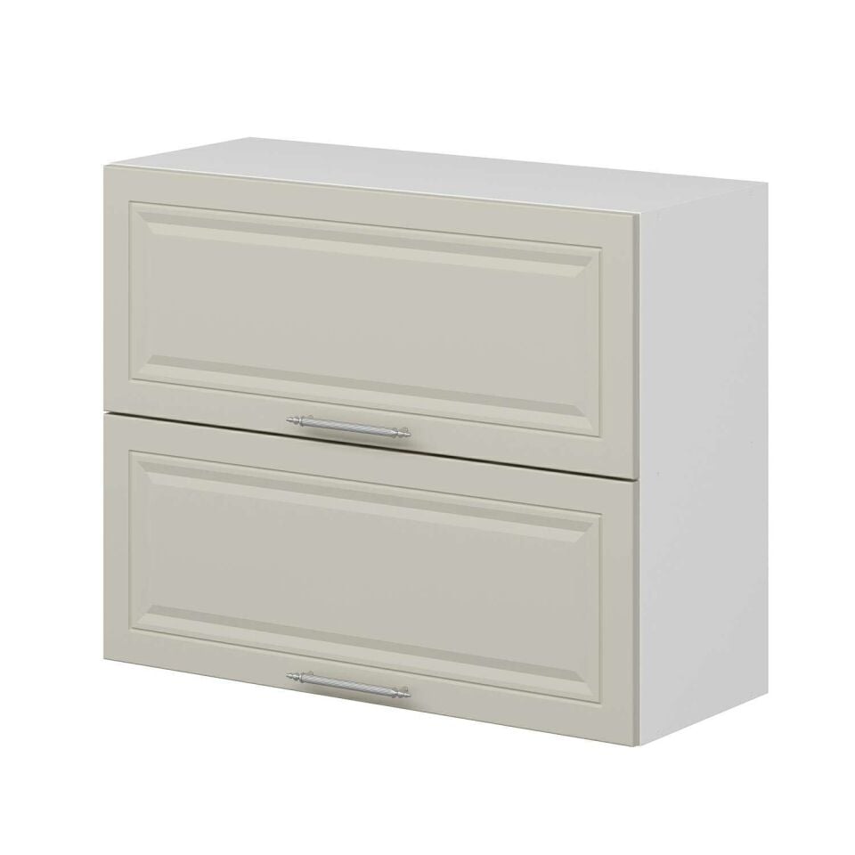 Alvinka Mutfak Modül Mbr_C Üst 2Yk1R 90-H72Cm Dolap Beyaz Kumtaşı