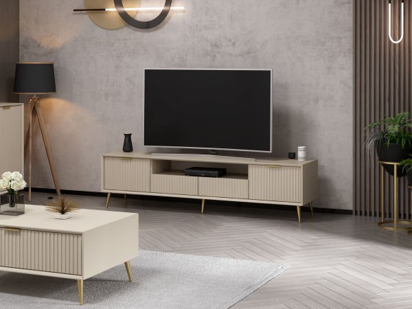 Kale Luxe Tv 180cm Ayaklı Ünitesi - Kumtaşı
