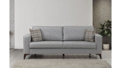 Kristal 3+3 Koltuk Takımı Açık Gri