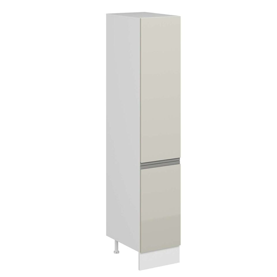 Alvinka Mutfak Modül Hg_J 40-H210Cm Boy Dolabı Beyaz Kumtası