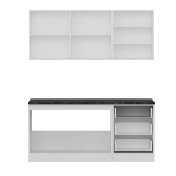 Minar 180 Cm Mutfak Dolabı Beyaz 180-B1