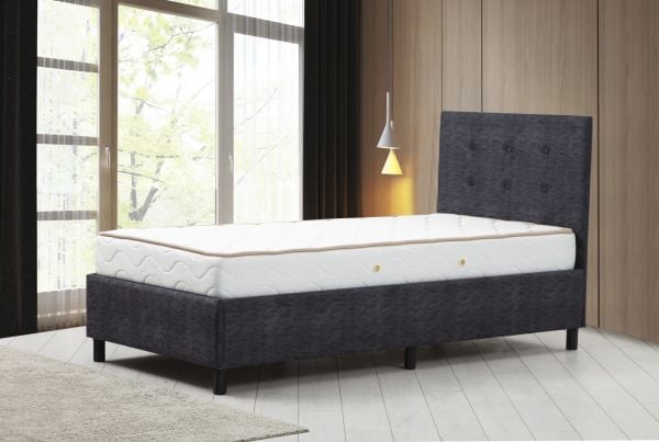 Hira Sabit baza+başlık+yatak Antrasit 150x200