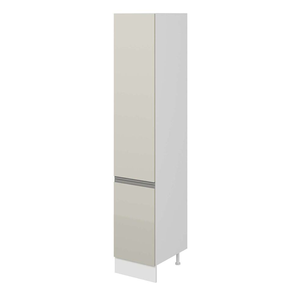 Alvinka Mutfak Modül Hg_J 45-H240Cm Boy Dolabı Beyaz Kumtası