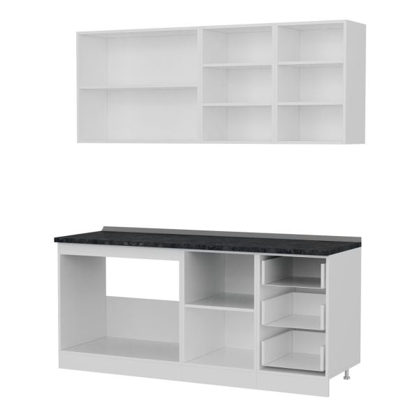 Minar 185 Cm Mutfak Dolabı Beyaz 185-B1