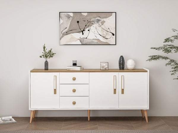 Mitra Konsol - Beyaz/Artisan