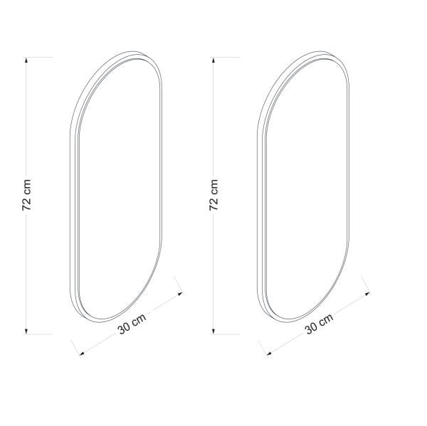 Mitra Konsol Aynası - Beyaz