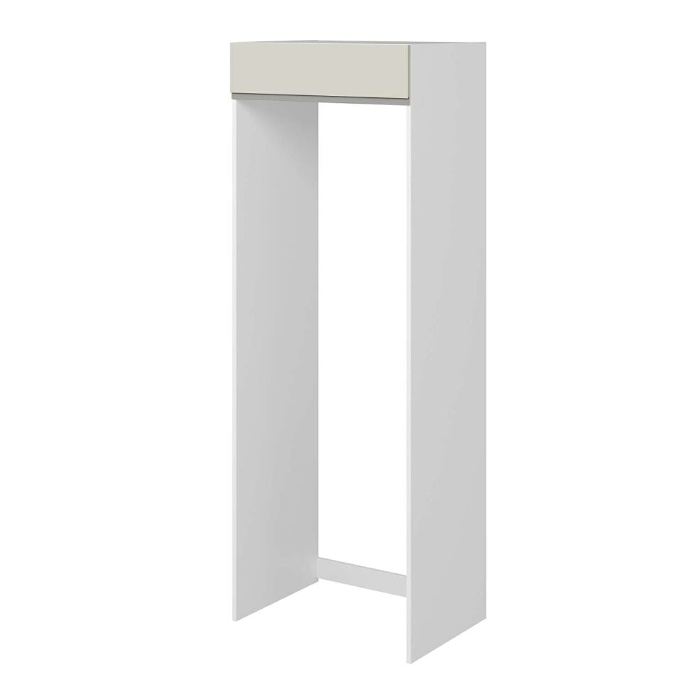 Alvinka Mutfak Modül Hg_J 80-H222Cm Buz Dolabı Beyaz Kumtası