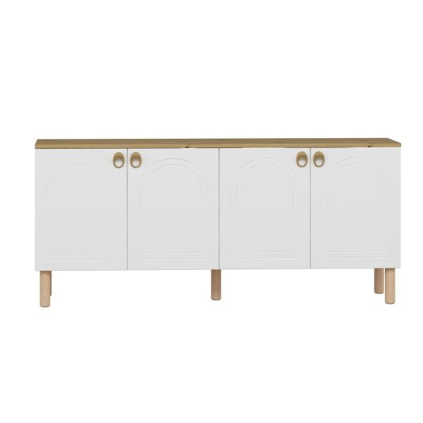 Lotus Bohem Tarz Konsol - Beyaz/Artisan