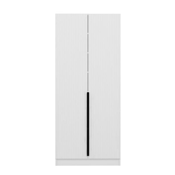 Minar Kale 210 Cm 2 Kapaklı 2B Raf Portmanto Byz Mbr Çizgili Byz