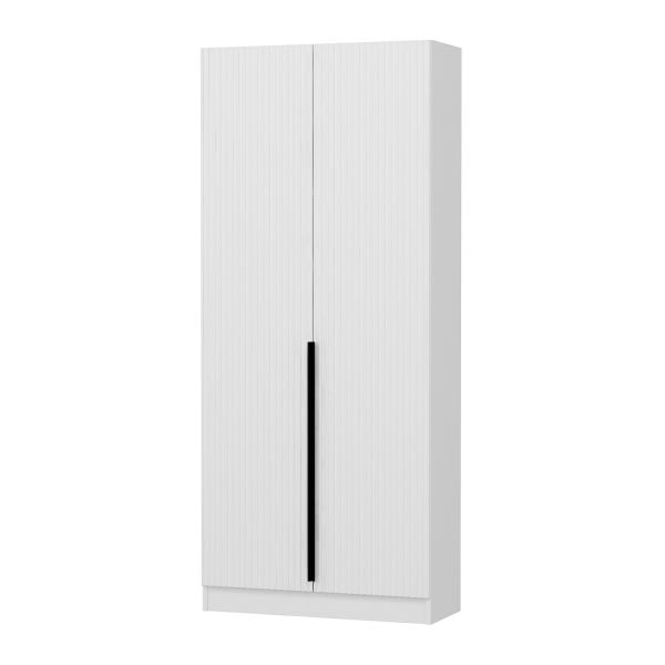 Minar Kale 210 Cm 2 Kapaklı 2B Raf Portmanto Byz Mbr Çizgili Byz