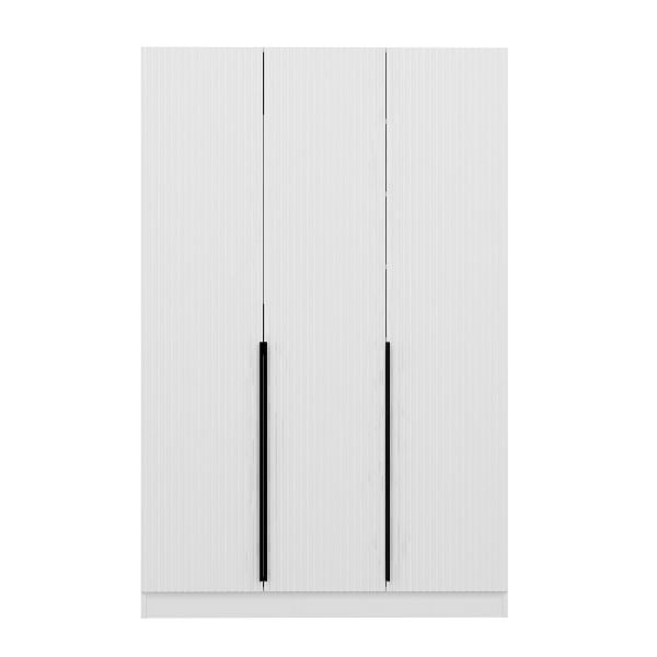 Minar Kale 210 Cm 3 Kapaklı 1B Raf Portmanto Byz Mbr Çizgili Byz