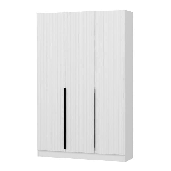 Minar Kale 210 Cm 3 Kapaklı 1B Raf Portmanto Byz Mbr Çizgili Byz