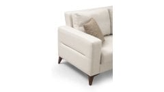 Kristal (2+D) Uzanmalı Köşe Koltuk Takımı Bej