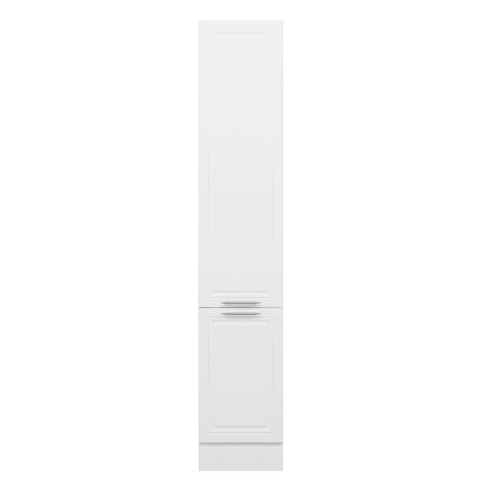 Alvinka Mutfak Modül Mbr_C 45-H240Cm Boy Dolabı Beyaz Beyaz Mdf