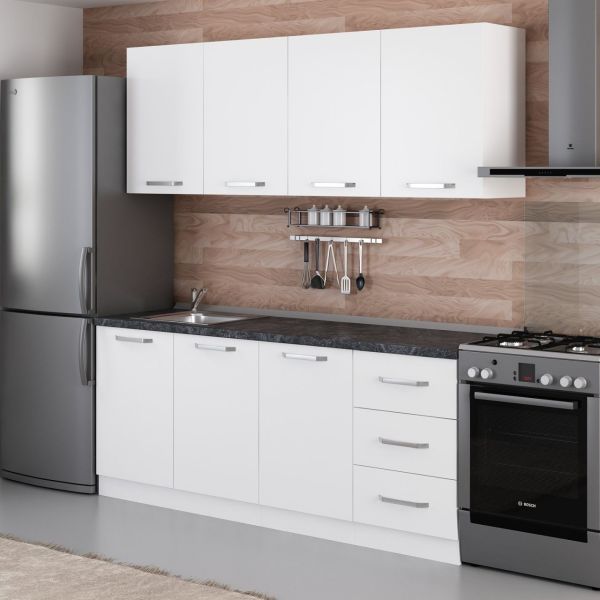 Minar 200 Cm Mutfak Dolabı Beyaz 200-B2