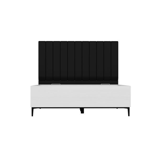 Elevate Baza Başlık Seti 160x200 - Beyaz Ahşap