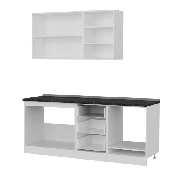 Minar 200 Cm Mutfak Dolabı Beyaz 200-B3