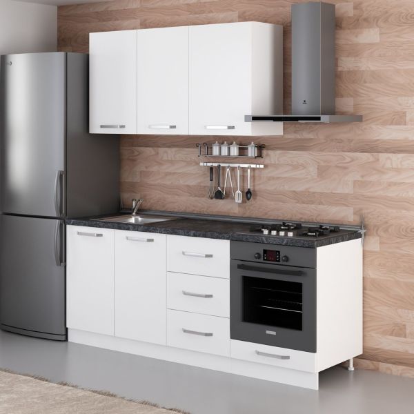 Minar 200 Cm Mutfak Dolabı Beyaz 200-B3