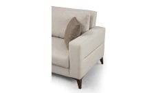 Kristal 3'lü Koltuk Bej