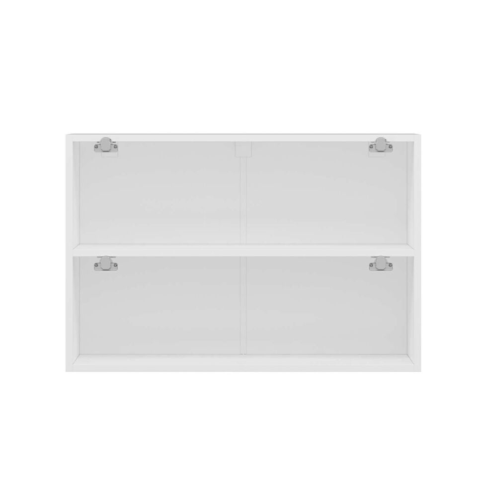 Alvinka Mutfak Modül Hg_J Üst 2Yk1R 90-H60Cm Dolap Beyaz Kumtası