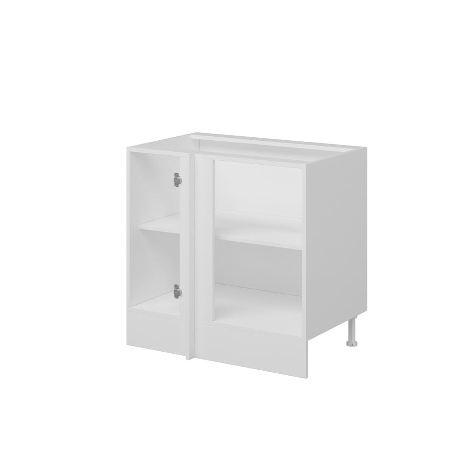 Alvinka Mutfak Modül Alt Dolap Köşe 1Dk1R 90-H87 Hg J Beyaz Kumtaşı