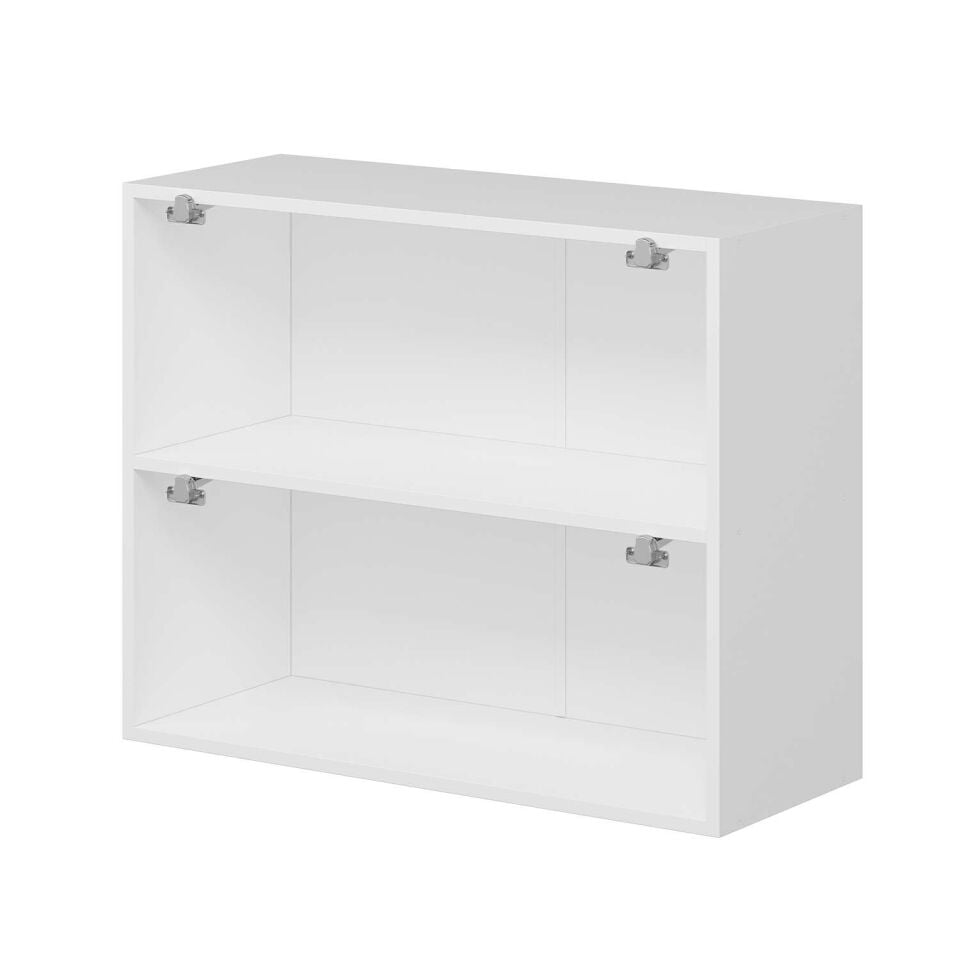 Alvinka Mutfak Modül Hg_J Üst 2Yk1R 90-H72Cm Dolap Beyaz Kumtası