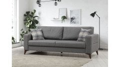 Kristal 3+3 Koltuk Takımı Koyu Gri