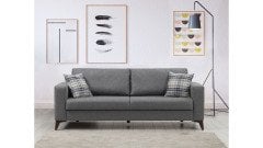 Kristal 3+3 Koltuk Takımı Koyu Gri