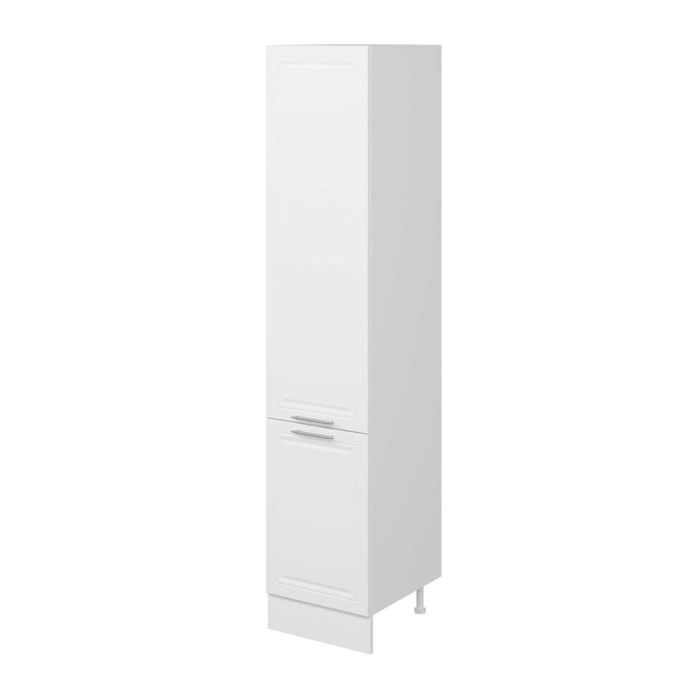 Alvinka Mutfak Modül Mbr_C 50-H240Cm Boy Dolabı Beyaz Beyaz Mdf